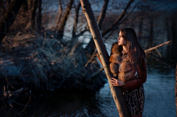 Woman Standing Near Body of Water