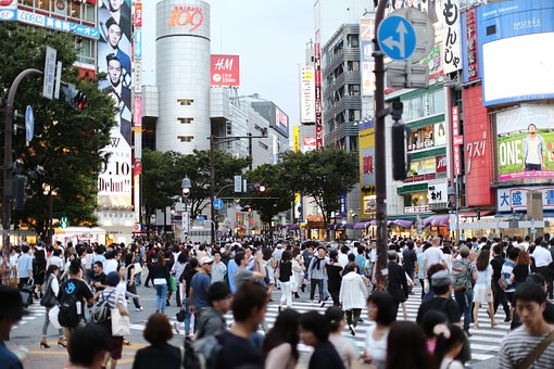 City, Tokyo, Street View, Shibuya, Road