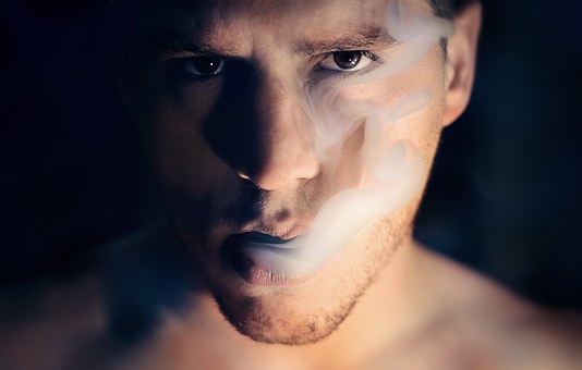 Man, Smoke, Portrait, Smoker, Smoking